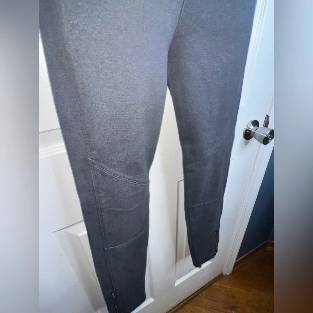 Abercrombie & Fitch A&F Women’s Small Ankle Zip Skinny Legging Pants Gray Blue S